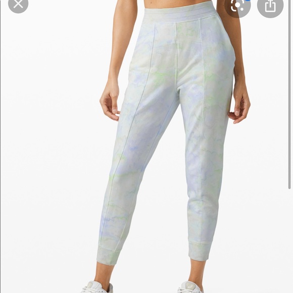 lululemon athletica Pants - Lululemon LA joggers tie dye size 4 26” inseam